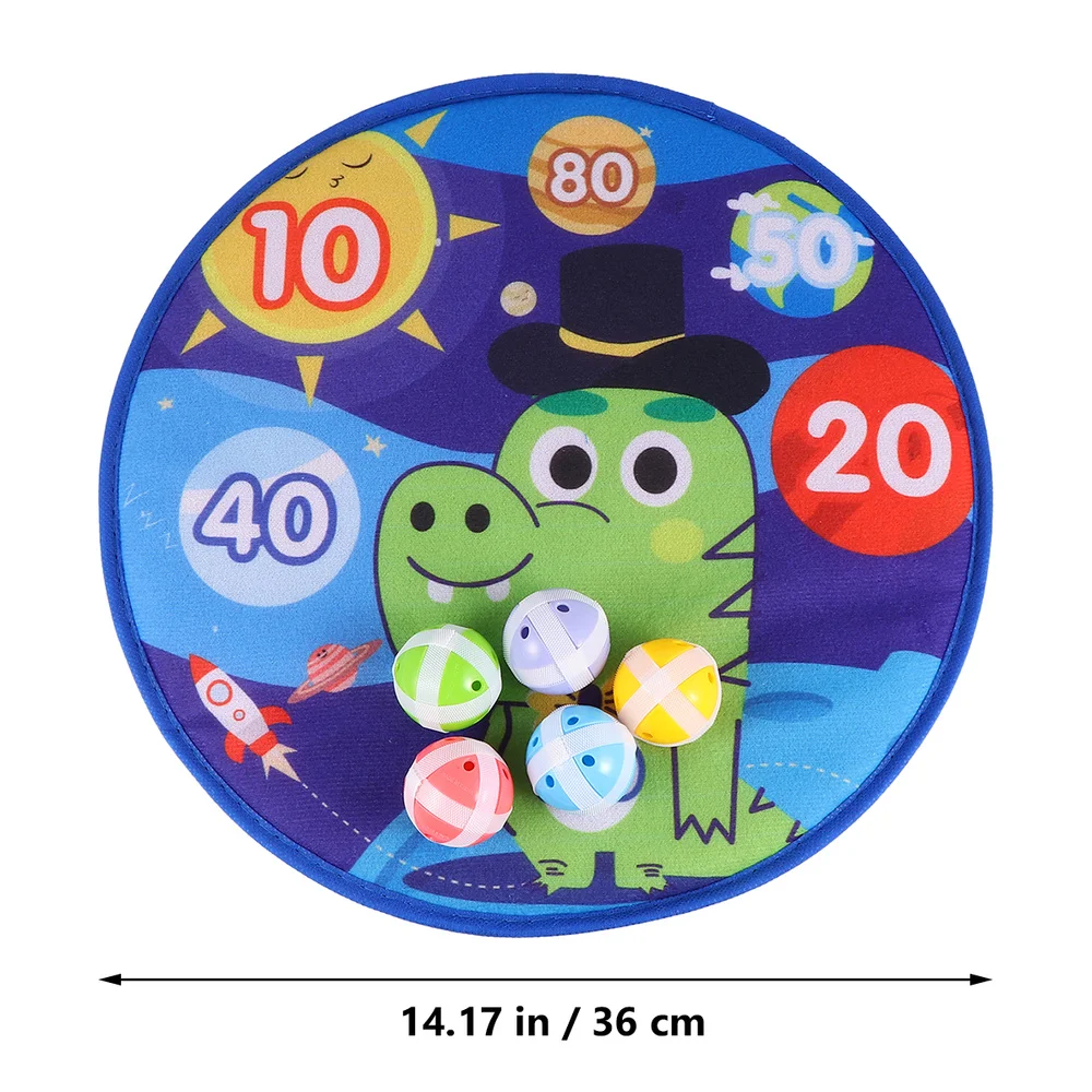 1 набор Интересный круглый тканевый Набор для Дротика игрушечный стрельбы липкая