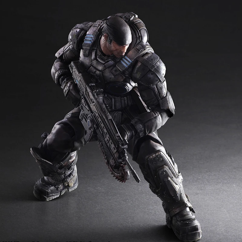Фигурка PA Marcus Fenix в наличии игровое искусство gear of War куклы-модели игрушки |