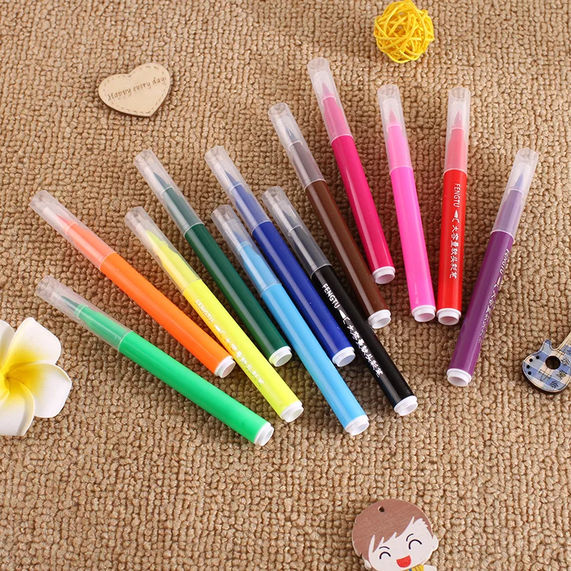 Детская мягкая голова может быть мыть граффити цвет ручки набор роскошных