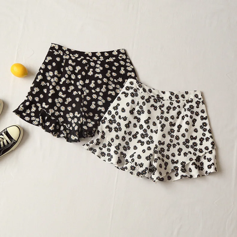 

Mini Printed Shorts Hot-Bottom High Waist Hot Selling Summer Women Ladies' New Fashion