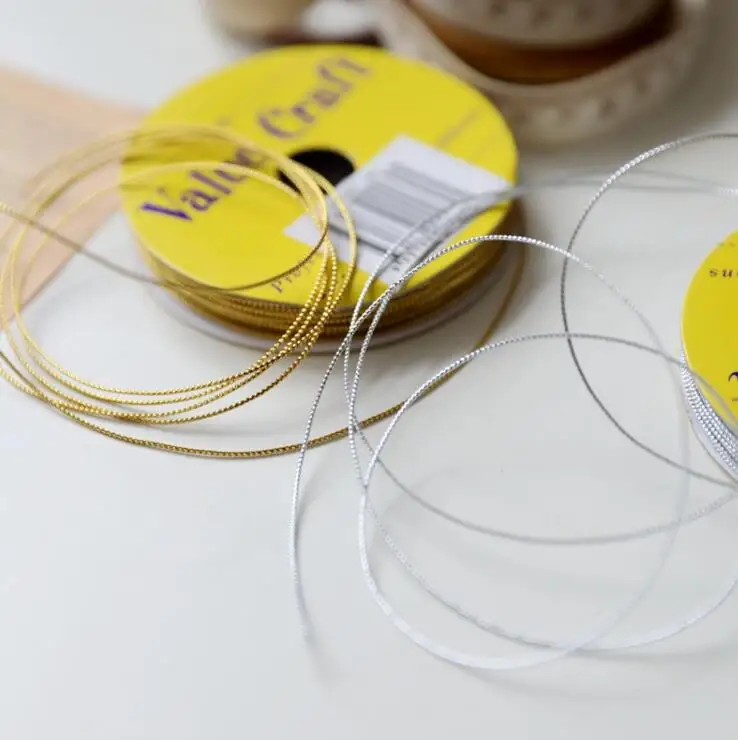 10 Meter Silver Gold Thin DIY Sewing Headband Making Lace Fabric Tape Trim Hot Sale Delicate trim | Дом и сад