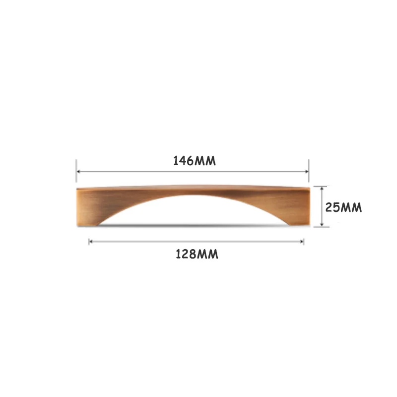 

WV ручки для шкафов, желтая бронза, цинковый сплав