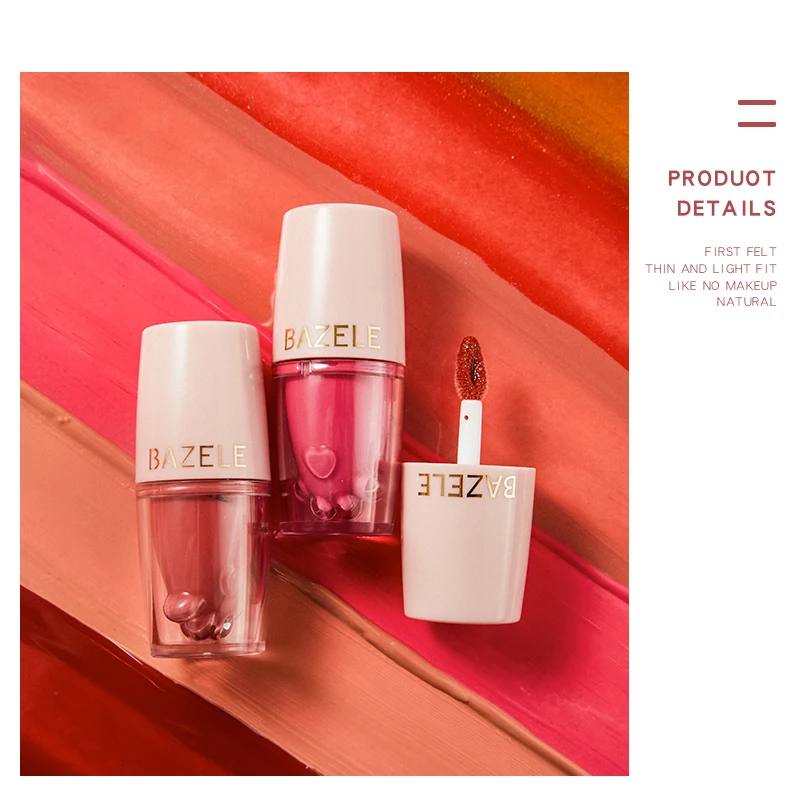 Хрустальный блеск для губ Pudaier макияж пухлатый жидкая помада зеркальный