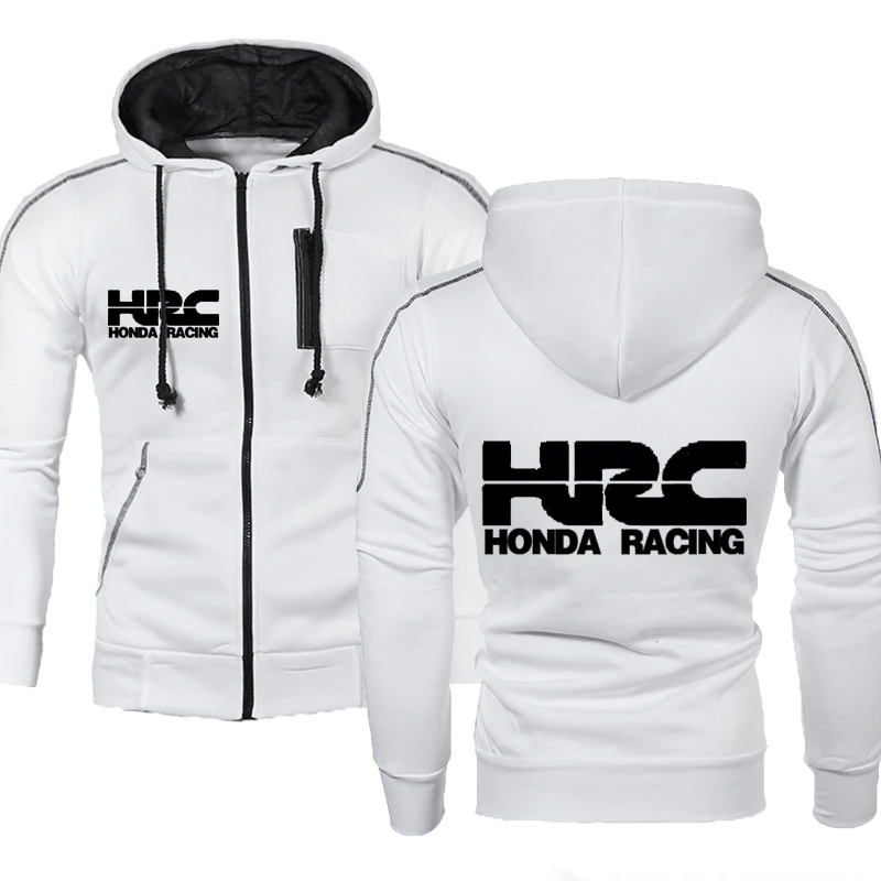 2021 new Men's hoodie race motorcycle Car Logo Print Casual  Harajuku Long Sleeve Mens zipper Jacket Sweatshirts Free  Shipping