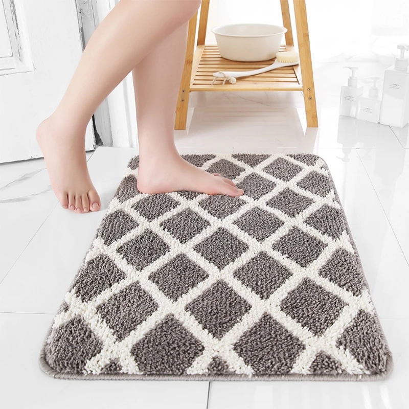 

Нескользящий коврик для ванной комнаты, 2019, классический геометрический пол, коврик для двери, домашний коврик для спальни, прикроватный ст...
