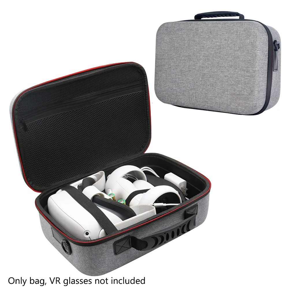 

Protective Travel Gaming With Handle Portable EVA Carrying Case Drop-proof VR Headset Accessories Zipper For Oculus Quest 2