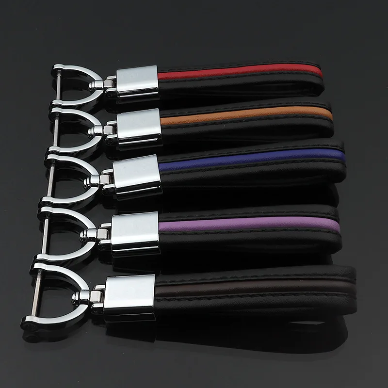 Модный металлический Кожаный Автомобильный брелок для ключей с логотипом Volkswagen