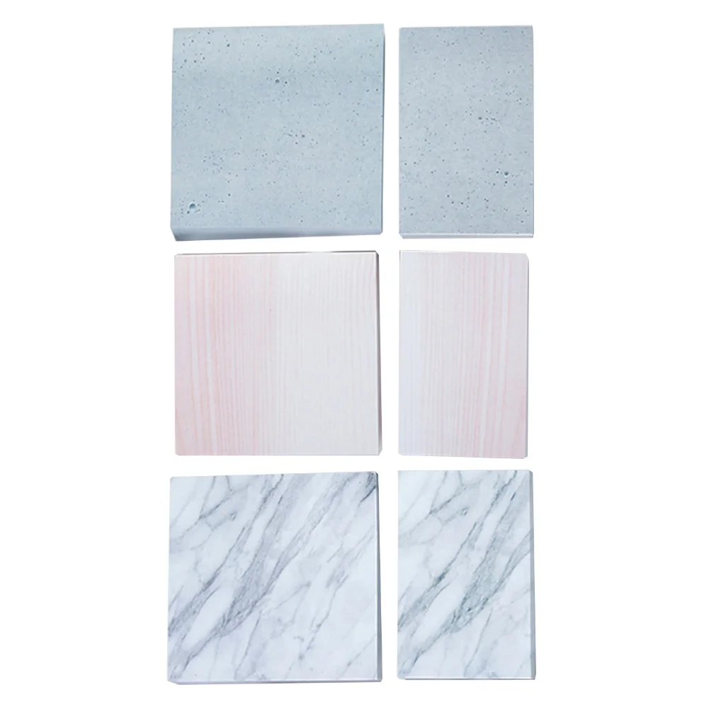 

Mini Marble Texture Bookmark Memo Message Flags Sticky Note Stationery Accessory