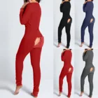 2021 модная сексуальная женская пижама на пуговицах спереди с функциональными пуговицами и клапаном для взрослых, комбинезон на пуговицах, женская одежда для сна в стиле Харадзюку