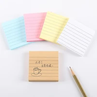 80pagesset soild color memo pad diy quality kawaii stationery school stationery set office supplies notepad cute sticky notes