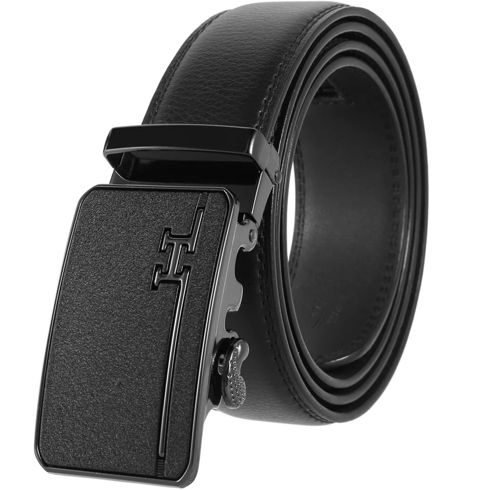 Male Designer Automatic Buckle Cowhide Leather Men's Belt Famous Brand Belt Luxury Belts Men Ceinture Homme belt LY236-2821-1