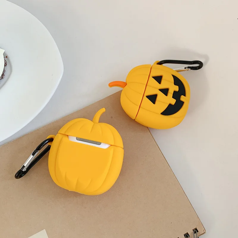 Подарок для Airpods 1 и 2 мягкий силиконовый милый чехол мультяшный 3D Забавный