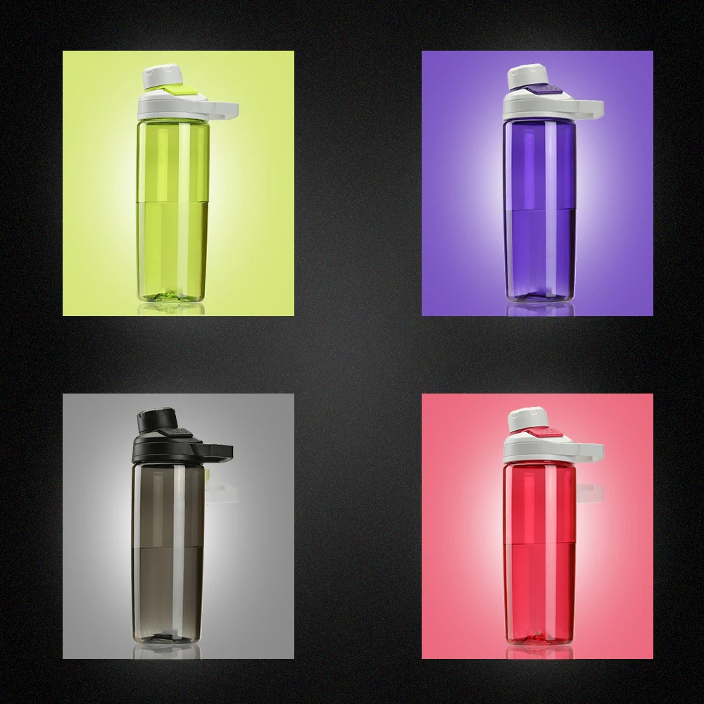 600 мл Спортивная бутылка для воды с магнитной крышкой без токсичной пластмассы