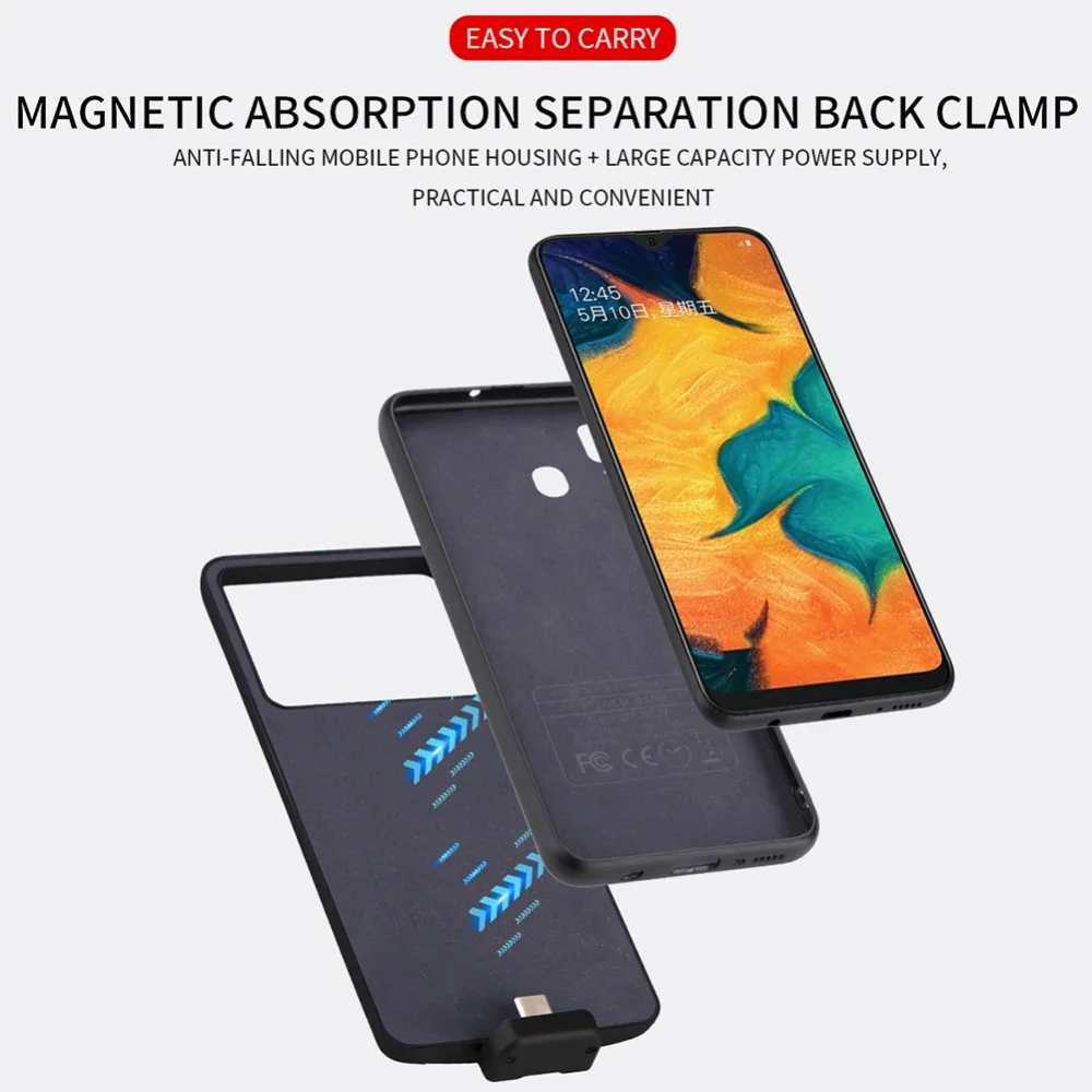 Чехол для Samsung Galaxy A20 A30 5000 мАч|Чехлы с аккумулятором| |