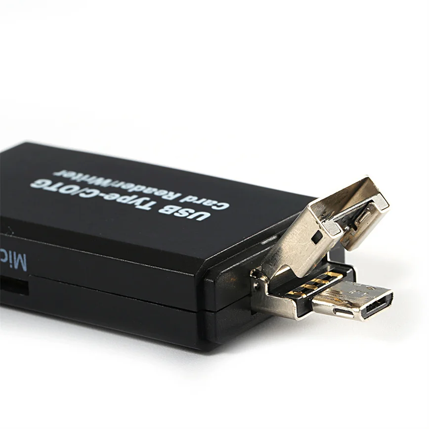 5 в 1 устройство для чтения SD-карт USB 2 0 TF/Mirco SD смарт-карт памяти Type C OTG кардридер