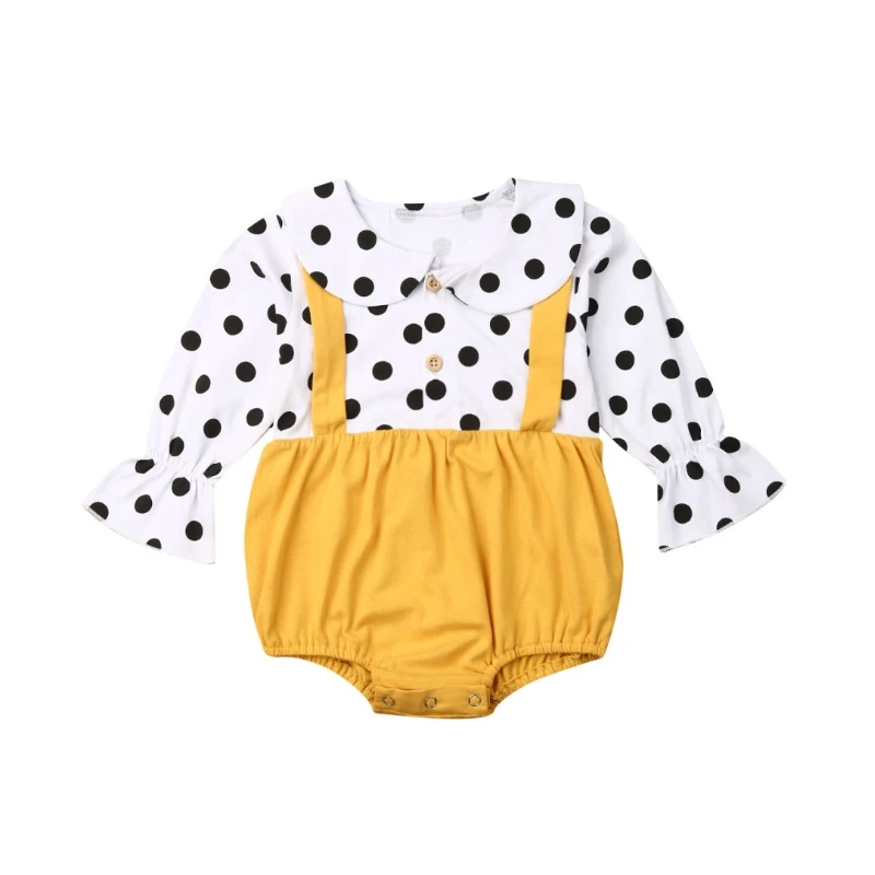 

2021Girl Cute Trend Foreign Trade Explosion Style Children's Clothing Spring And Autumn Style Polka Dot Trumpet Sleeve Shirt
