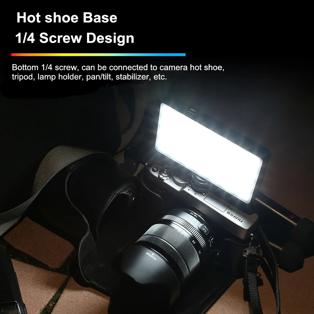 Viltrox Weeylite RB08P RGB RB08 двухцветный светодиодный светильник 2500K-8500K 3000 мА/ч портативная