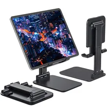New Tablet Stand Universal Desktop Holder for iPad Pro 12.9 Mobile Phone Kindle E-book Tabletop Stable Adjustable Folding