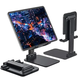 new tablet stand universal desktop holder for ipad pro 12 9 mobile phone kindle e book tabletop stable adjustable folding free global shipping