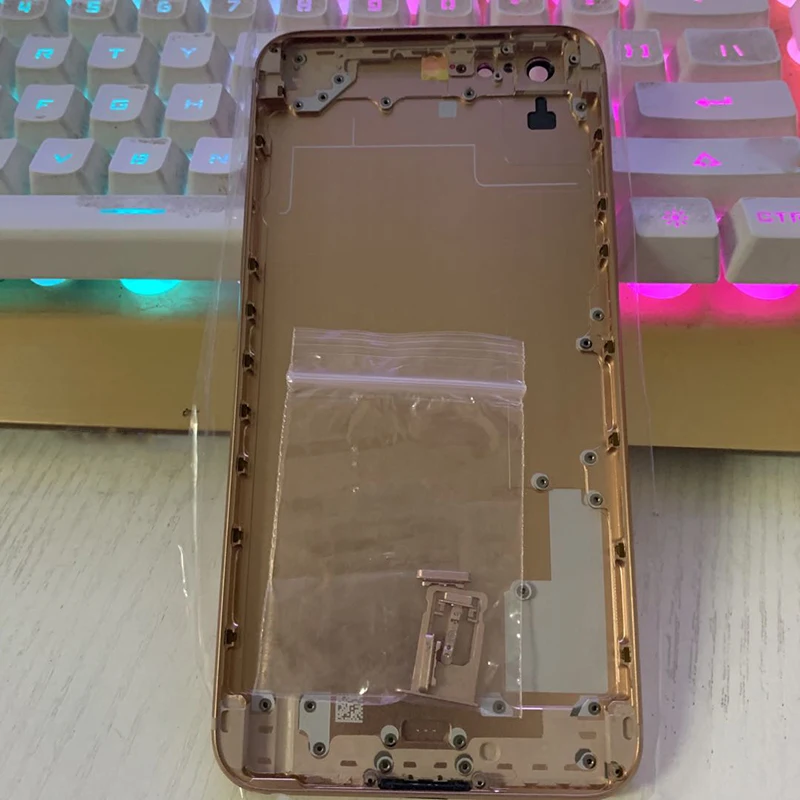 AAA Качество стеклянный корпус задняя крышка для iPhone 6 6s plus как 8 шасси Крышка