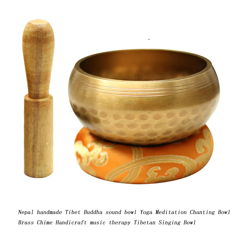 Тибетская звуковая чаша из Непала ручной работы Будда для йоги медитации песен