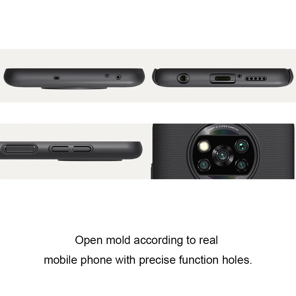 For Xiaomi Poco X3 Pro Case NILLKIN Super Frosted Shield Hard PC Phone Cases For Xiaomi Poco X3 NFC Cover