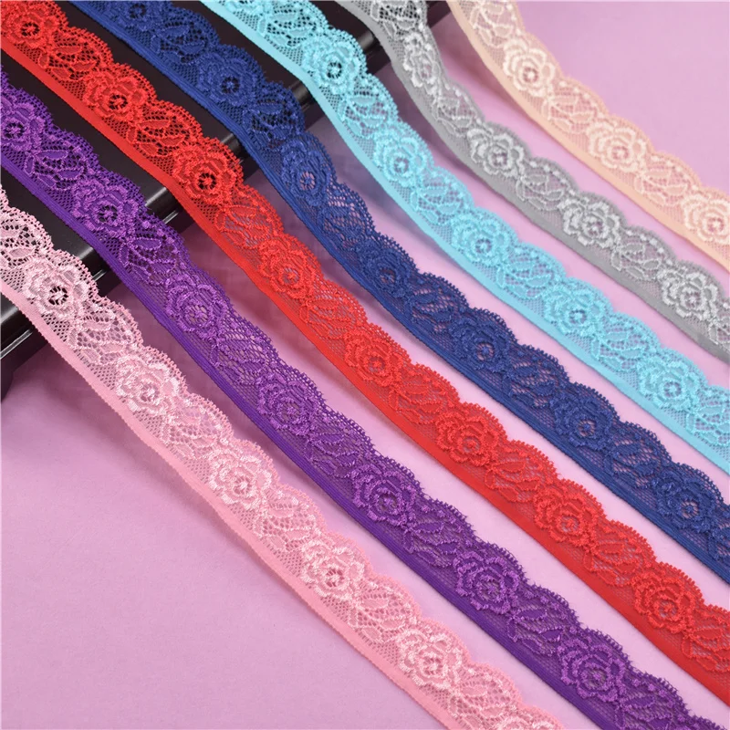 Эластичная кружевная лента белая африканская ткань эластичная отделка с