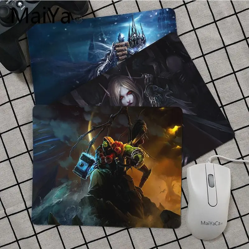 Maiya High Quality WOW World of Warcraft Rubber Mouse Durable Desktop Mousepad Top Selling Wholesale Gaming Pad mouse | Компьютеры и