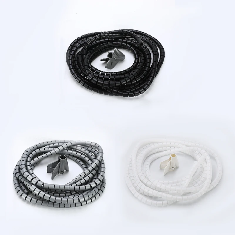 5 м Кабельный Держатель для обертки органайзер хранения проволоки зажим