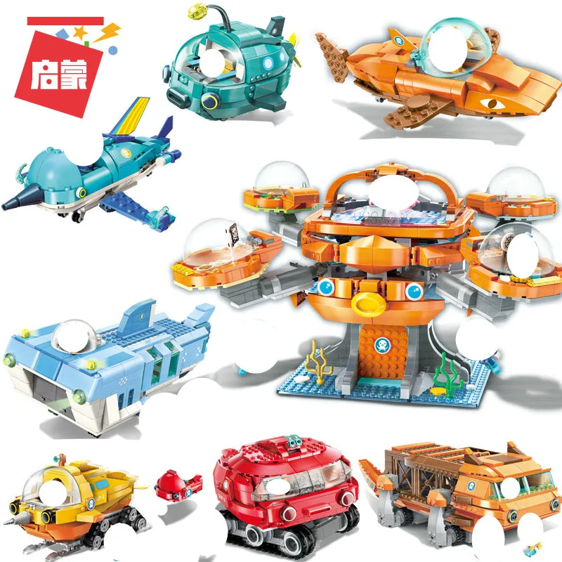 Развивающие игрушки для детей с мультяшным фильмом модель кирпича совместимые