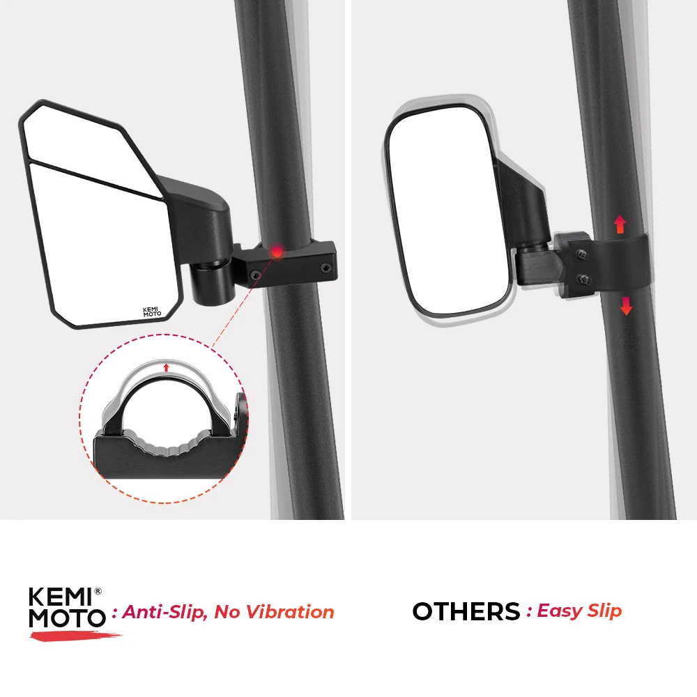 Боковое зеркало заднего вида UTV совместимое с Polaris RZR 1000 800 900 xp Ranger для Can am canam Maverick