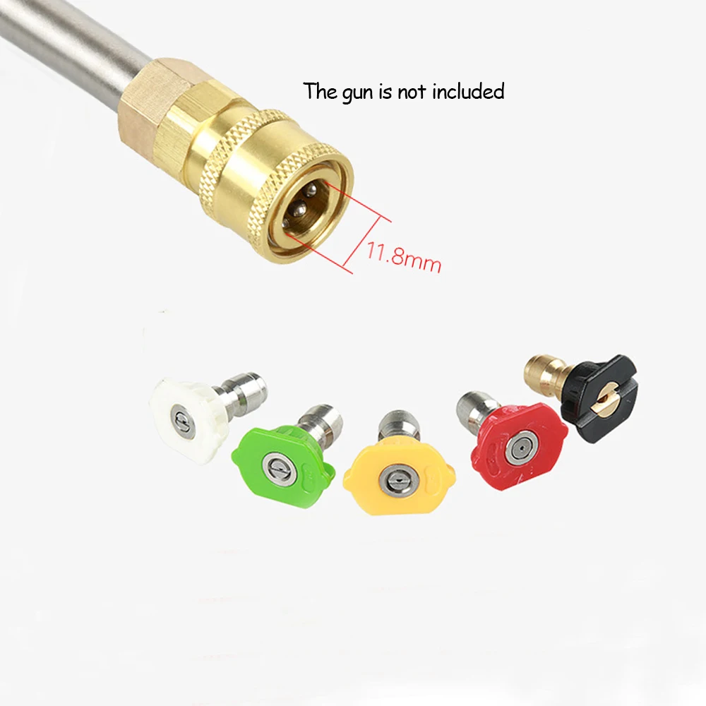 5 шт./компл. 1/4 дюйма быстрый разъем автомобильный стиральные сопла металлическая