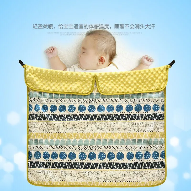 

75*75 CM Baby Blanket Infant Stroller Accessories Winter Go Out Windproof And Rainproof Warmth Blanket Children's Thick Quilt