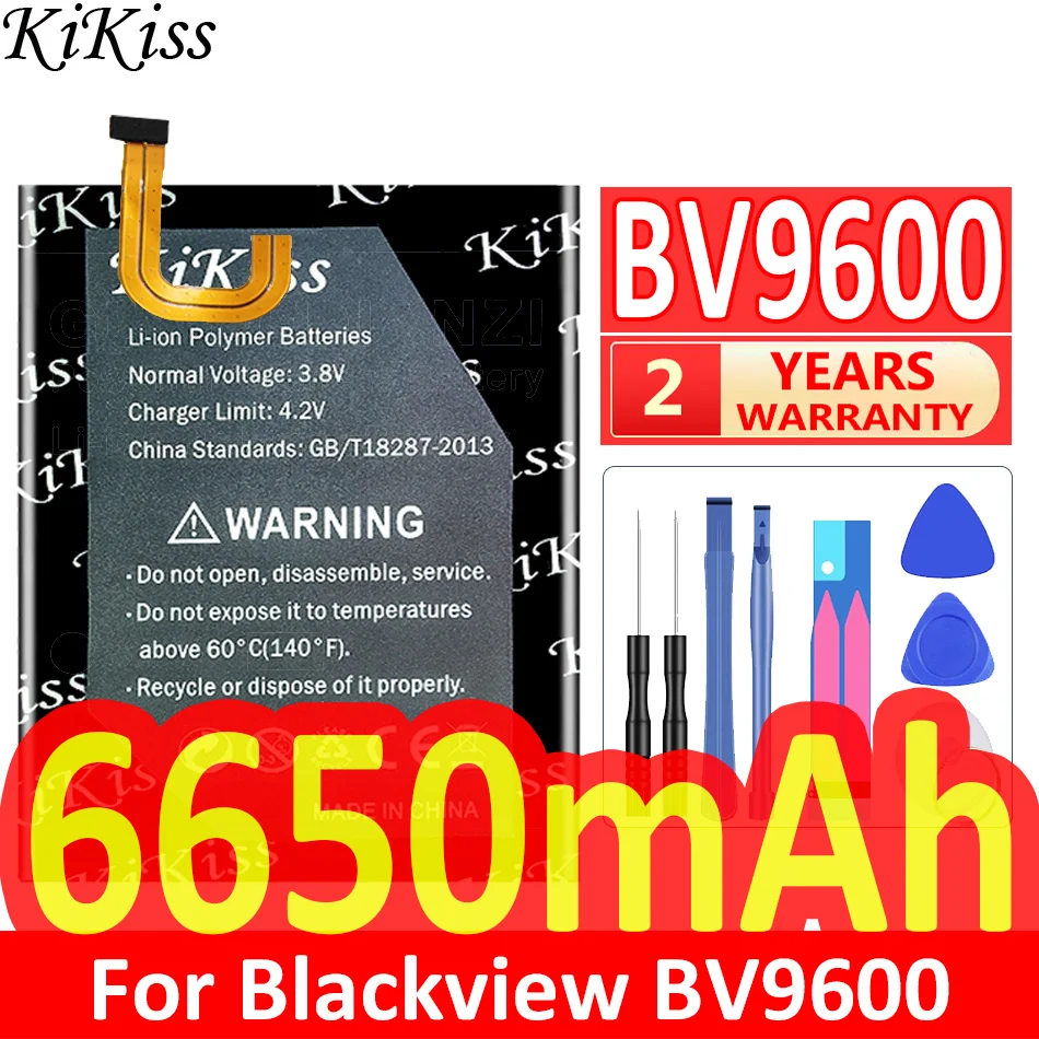 Мощная батарея 6650 мАч KiKiss BV 9600 для Blackview BV9600/BV9600 Pro BV9600Pro