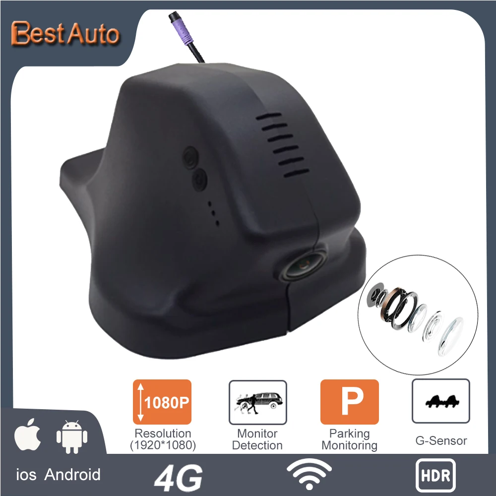 

APP Control G-sensor Wifi Dash Cam Digital Video Recorder for Jeep Grand Commander low version Time&Date Display Sony IMX323