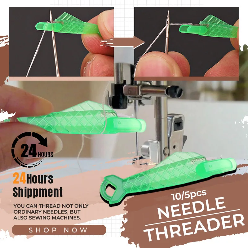 

5/10PCS Needle Threader In Stock New Sewing Plastic Threader Sewing Machine Needle Guide Automatic DIY Thread Sewing Craft Tools