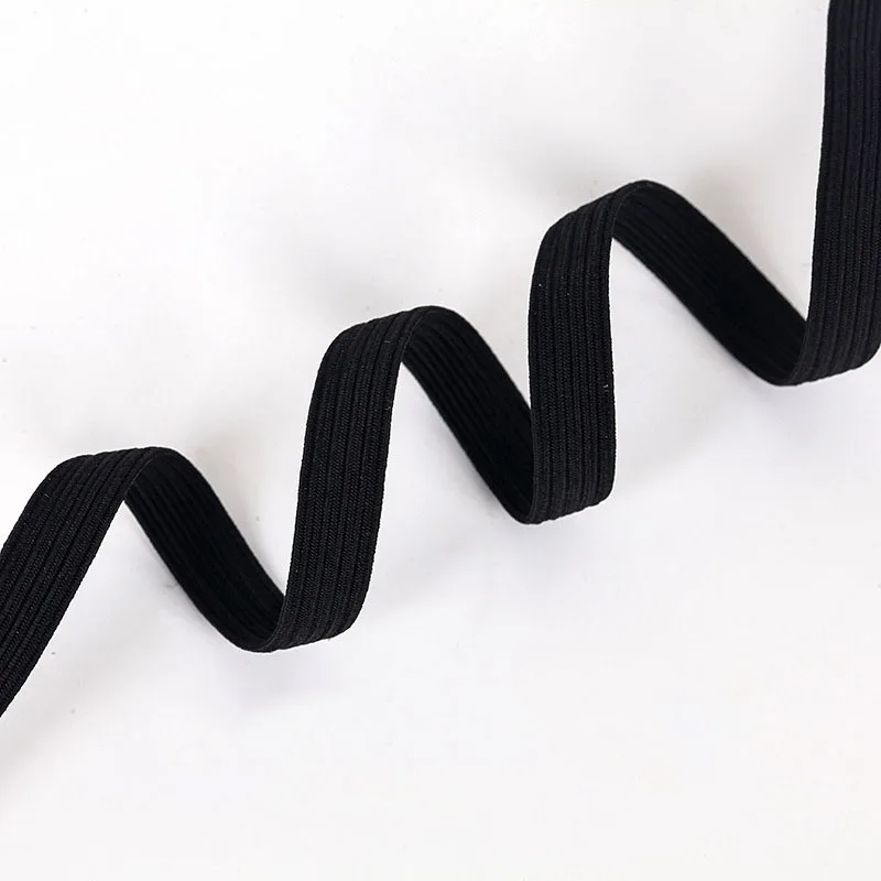 Цветная круглая эластичная повязка плоская веревка 3/6/8/5/10 мм 10/12 м DIY Швейные