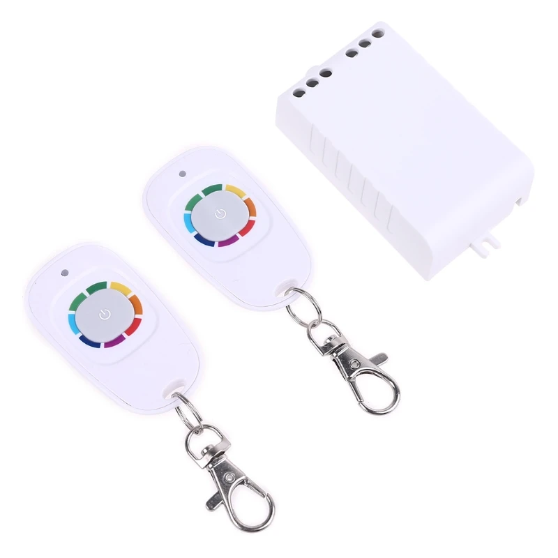 

85V-250V Wireless RF Remote Control Switch Receiver + 2pcs 433Mhz Transmitter