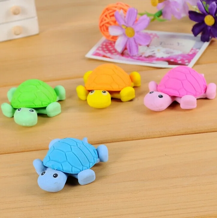 1 шт./упак. Новые Симпатичные Черепаха стильный ластик веселый для офиса &