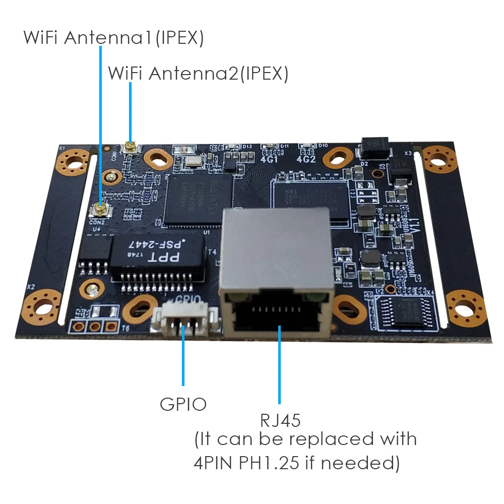 4G LTE промышленный Wi Fi беспроводной маршрутизатор со слотом для SIM карты EC25 V Mini PCIe