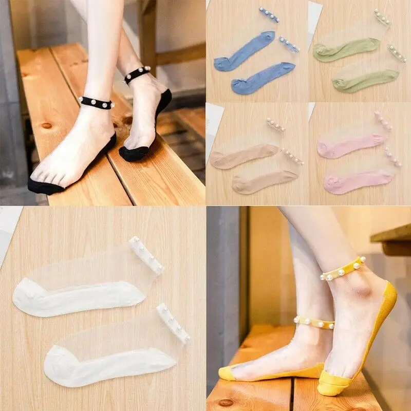

Skirts These So Socks Are And With Pearl Transparent Socks Pearl Transparent