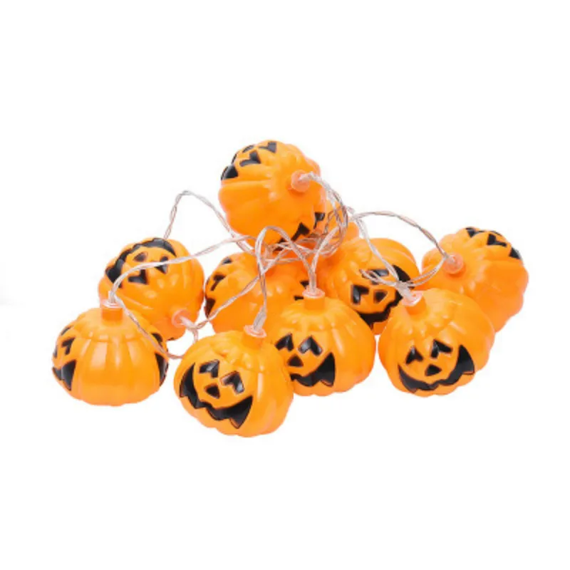 

LED Halloween Pumpkin 10LED 20LED String Lights Battery Power for Bedroom Living Room Garden Halloween Decoration Holiday Light