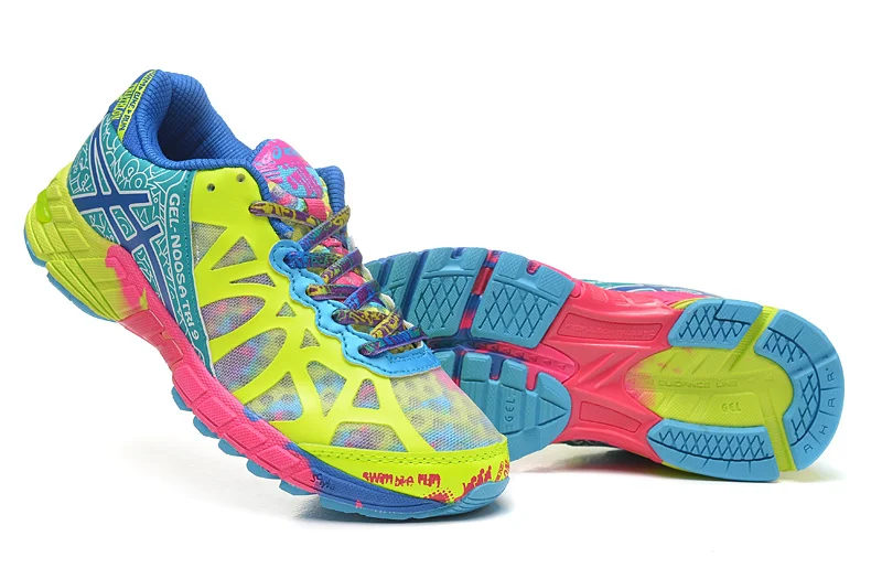 Asics Gel-Noosa TRI9 женская обувь дышащая устойчивая обувь для бега уличная теннисная обувь Hongniu