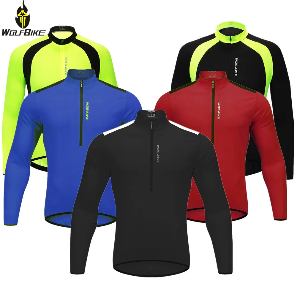 Велосипедная Джерси с длинным рукавом Мужская велосипедная одежда