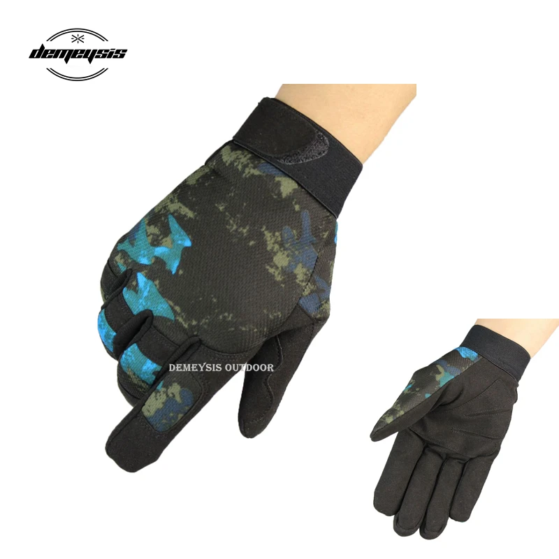 Полный палец Охотничьи перчатки анти-скольжения Пеший туризм для верховой езды