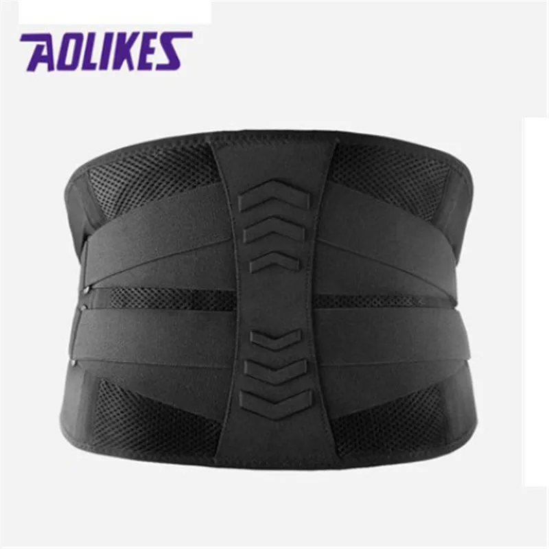 

HOT Lumbar Support Waist Back Fitness Belt Sport Girdles Strap Compression Springs Supporting Men Women Gym Waist Back