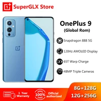 Global Rom OnePlus Smartphone Snapdragon 888 Android 6 55 4500 mAh 120Hz Fluid AMOLED NFC Oneplus9 Mobile Phone