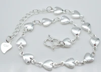925 sterling silver fashion high quality peach heart love delicate bracelet female light luxury exquisite 2021 trend bracelet