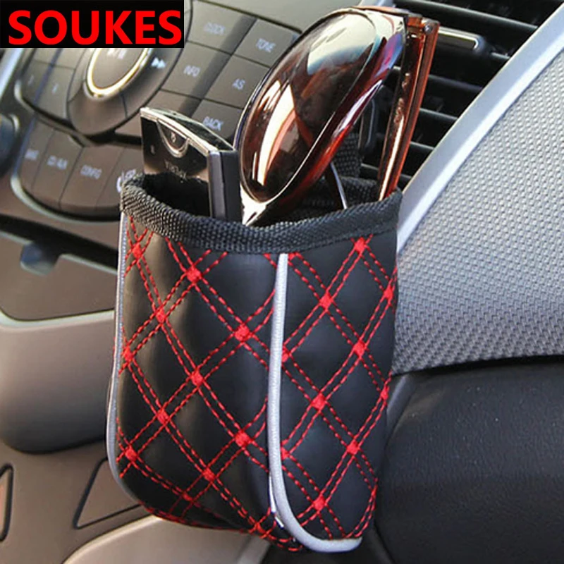 Ящик для мусора на вентиляционную решетку автомобиля дверной ящик хранения Citroen