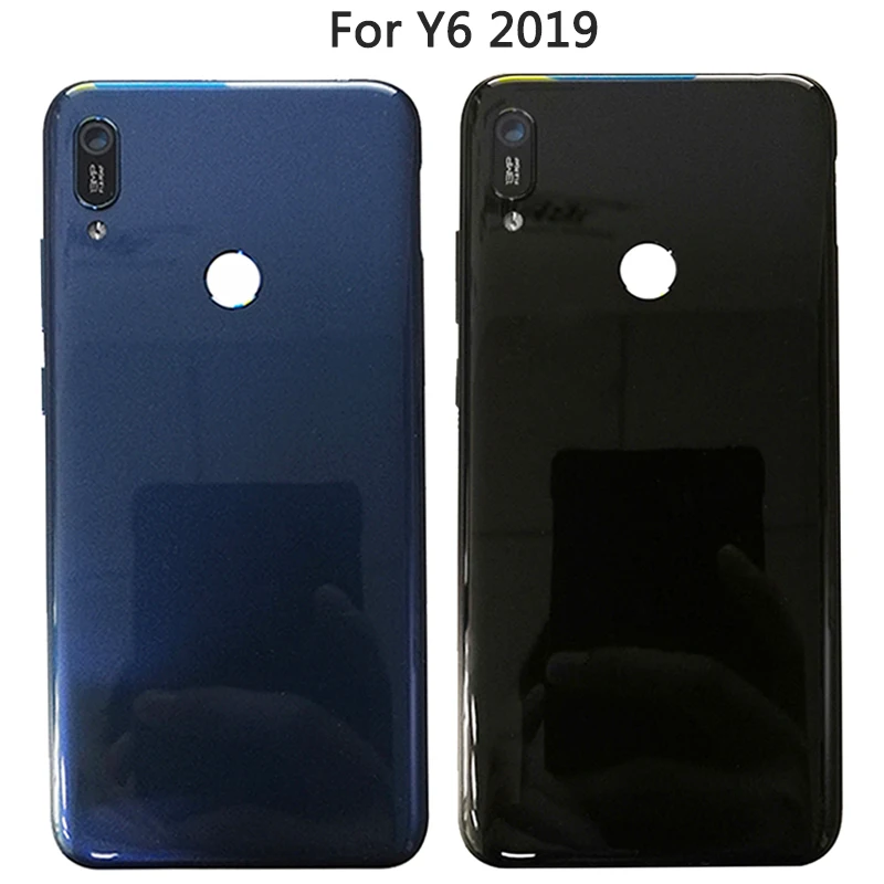 Крышка батарейного отсека для Huawei Y6 2019 задняя крышка чехол с кнопками
